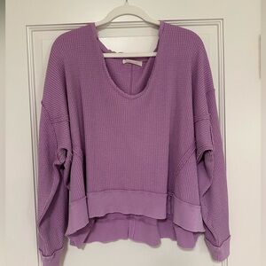 Free people “We The Free Buttercup Thermal” in lilac $25